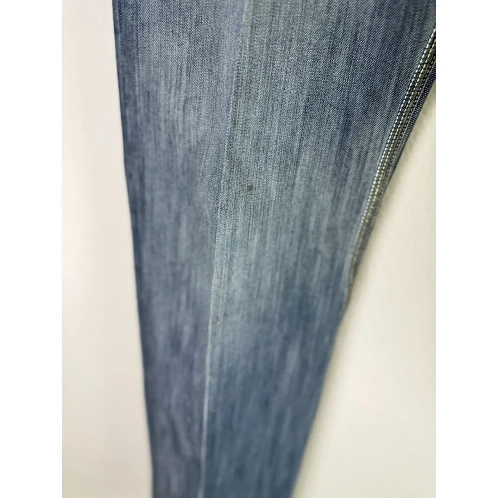 Levis 514 Jeans Men 36 X 30 Blue Slim Straight Droit Medium Wash Flap Pockets‎